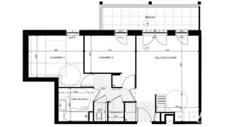  Appartement à vendre 3 pièces 60 m²