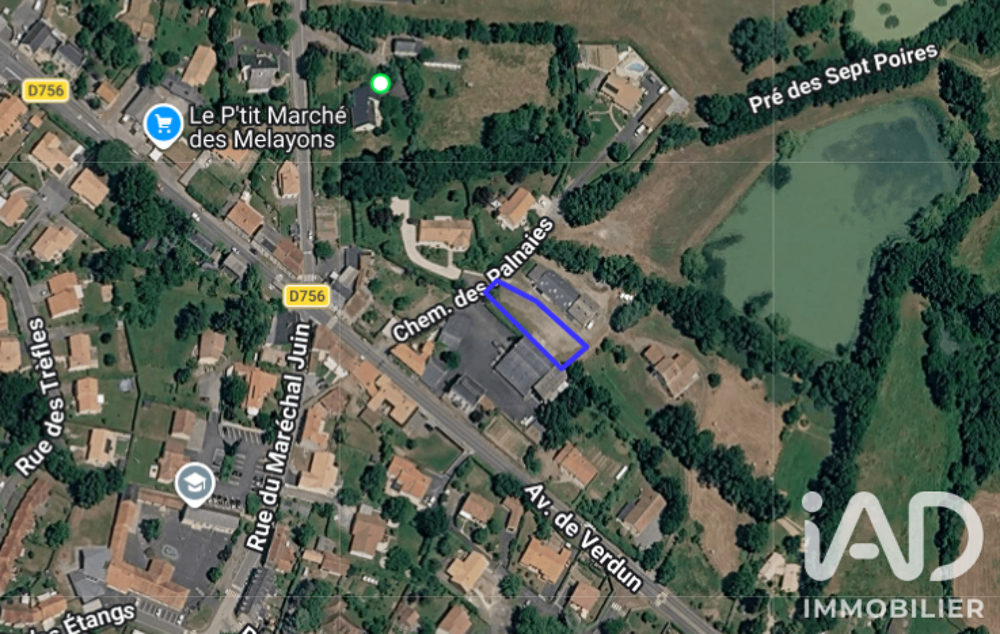 Vente Terrain Vente Terrain à bâtir 725 m&sup2; Chemillé-en-anjou