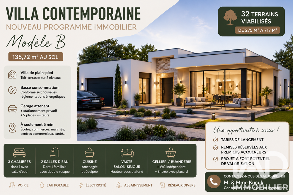 Vente Maison/villa 6 pièces