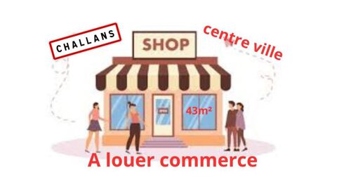 Location Boutique/Local commercial 43 m&sup2; 602 85300 Challans