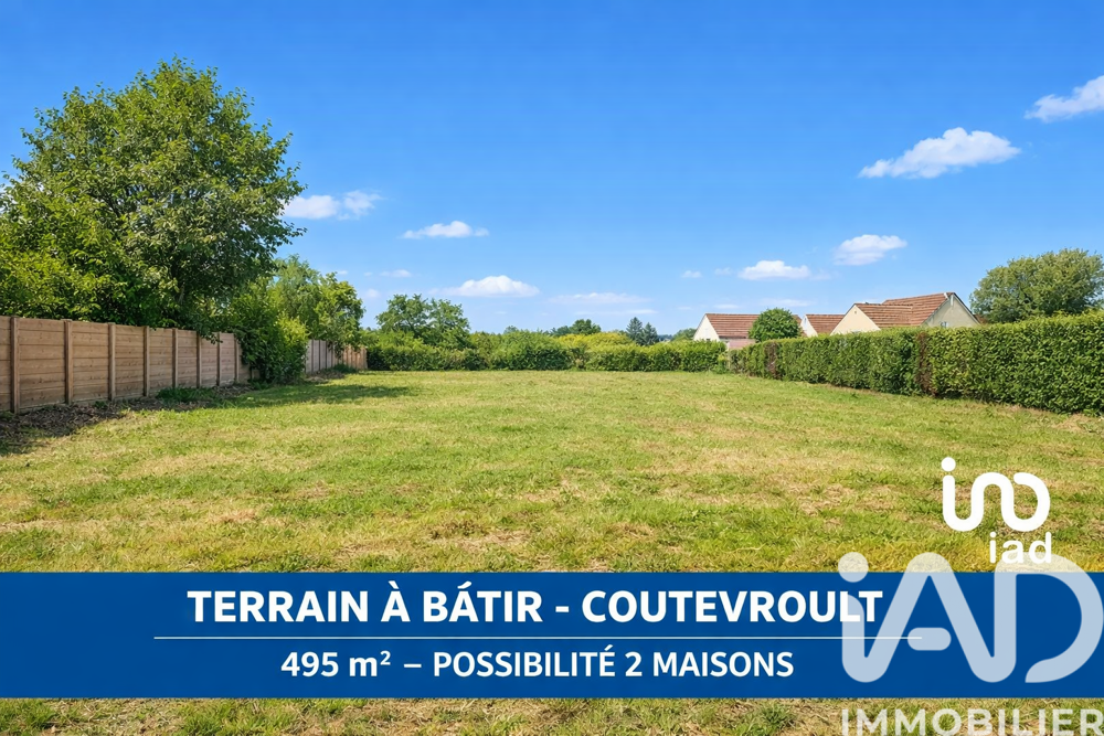 Vente Terrain Vente Terrain 495 m&sup2; Coutevroult