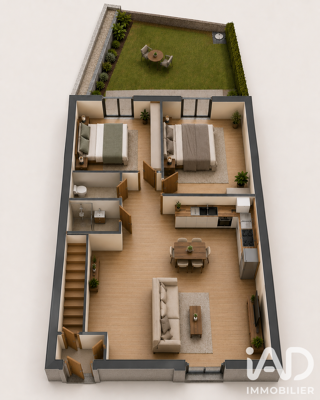  Appartement à vendre 3 pièces 70 m²
