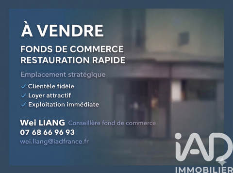   Vente Restauration rapide 35 m&sup2; 