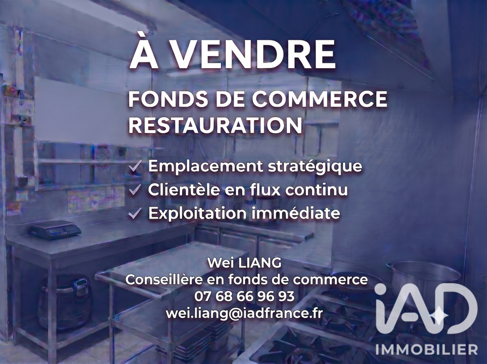   Vente Restaurant 64 m&sup2; 