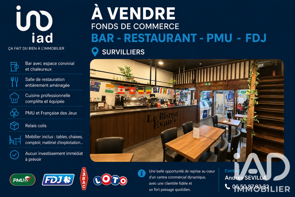  Vente Bar, Brasserie, Tabac 75 m&sup2; 