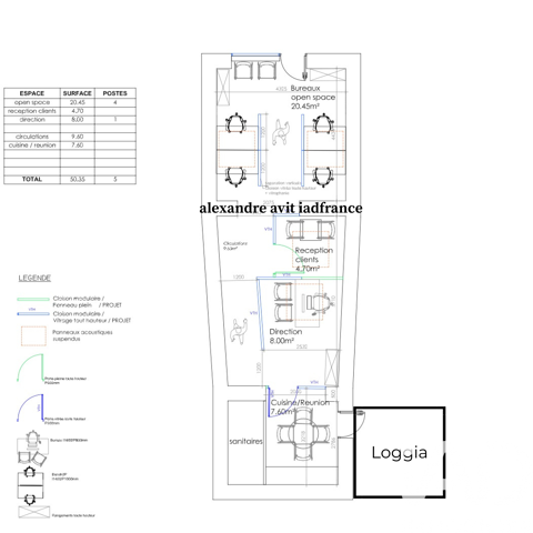   Vente Boutique/Local commercial 50 m&sup2; 