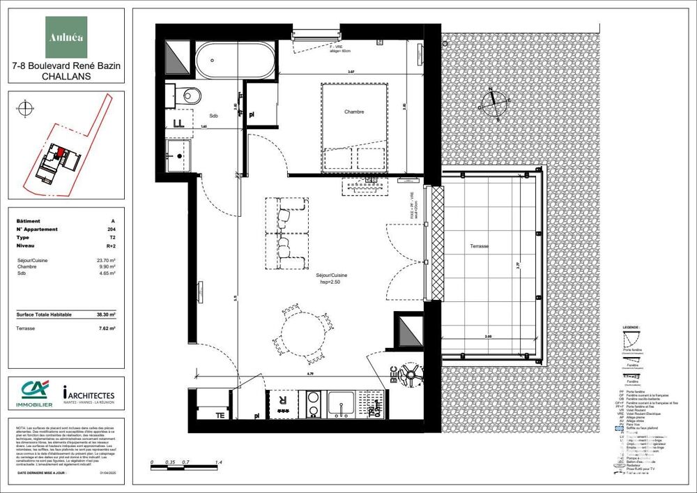 Vente Appartement 2 pièces