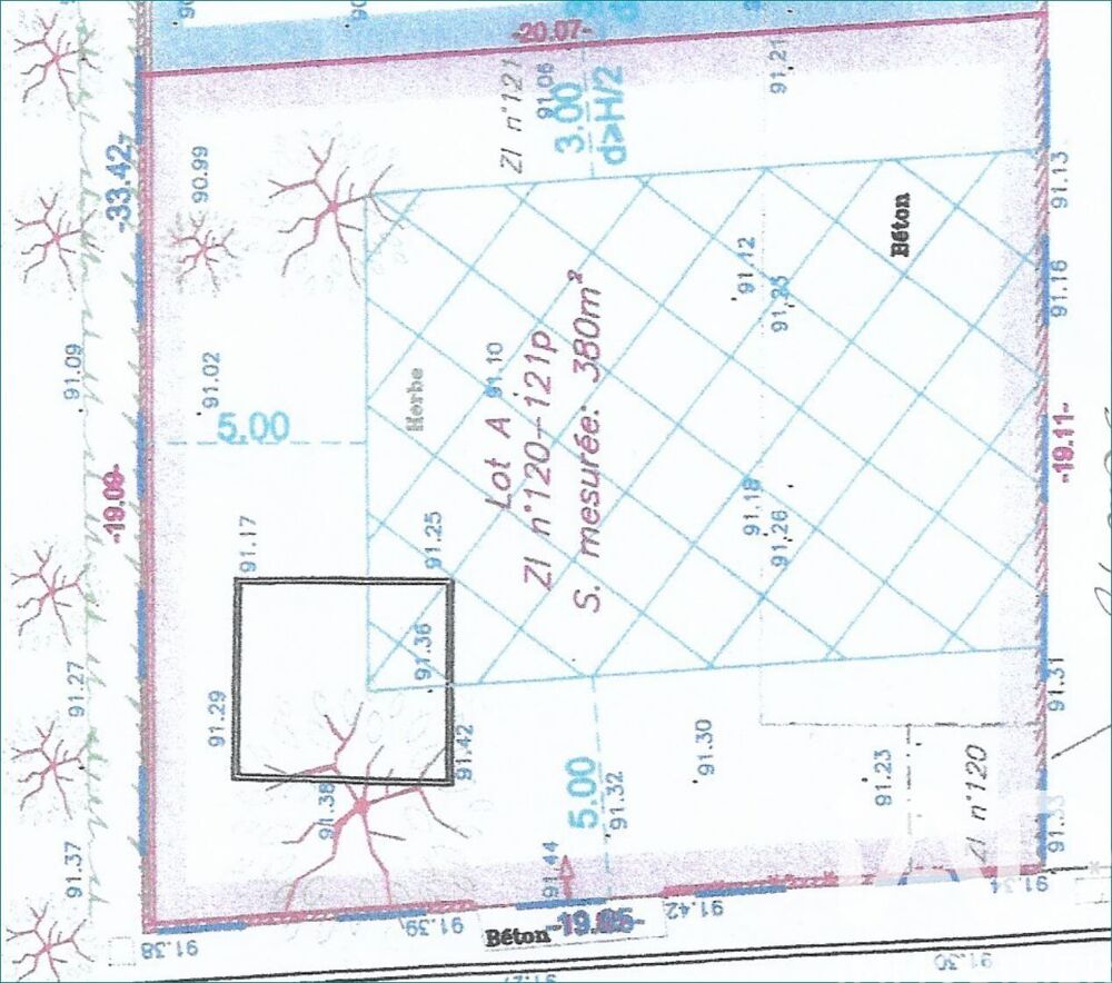 Vente Terrain Vente Terrain 380 m&sup2; Crisenoy