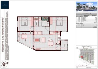  Appartement à vendre 3 pièces 58 m²