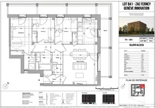  Appartement à vendre 4 pièces 86 m²