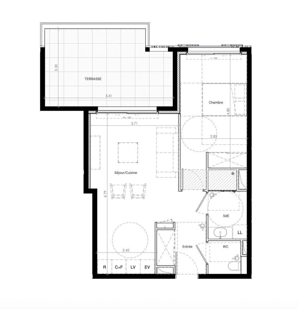 Vente Appartement 2 pièces