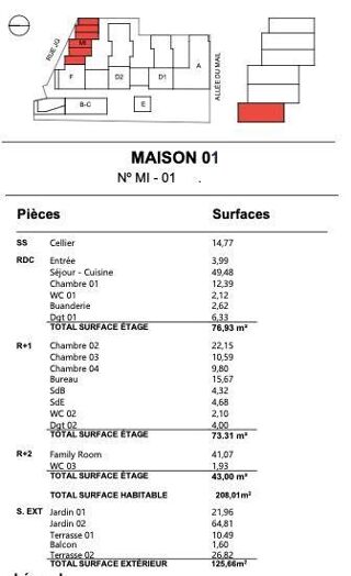  Maison 6 pièces 193 m² La rochelle