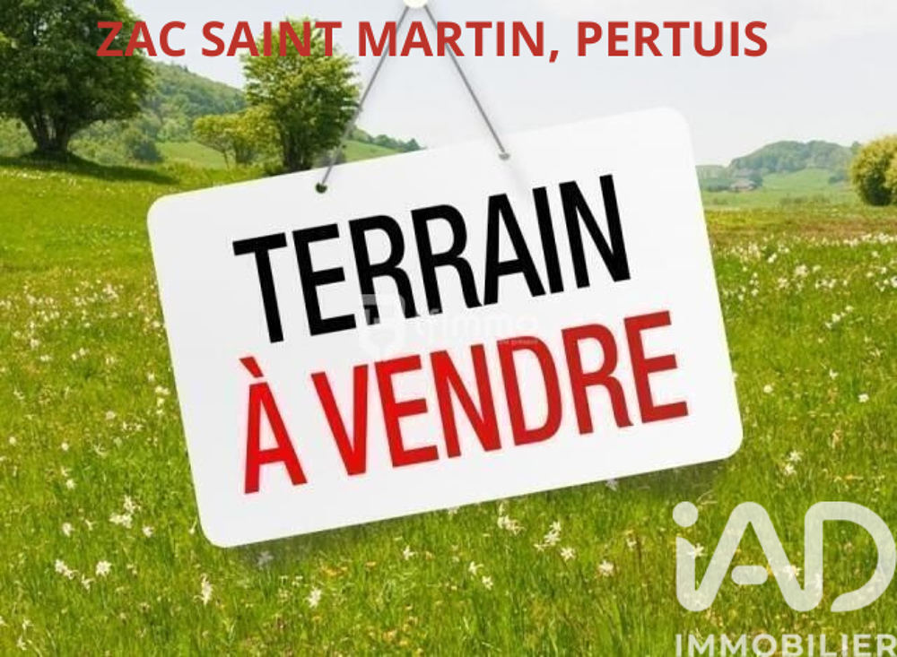 Vente Terrain Vente Terrain à bâtir 4 375 m&sup2; Pertuis