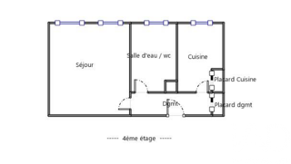  Appartement à vendre 2 pièces 27 m²