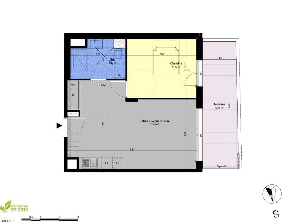 Vente Appartement 2 pièces