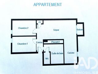  Appartement � vendre 3 pi�ces 52 m�