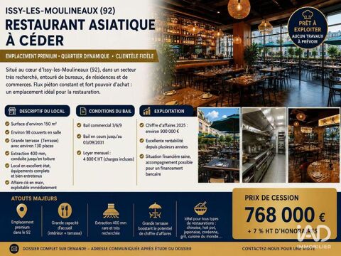   Vente Restaurant 150 m&sup2; 