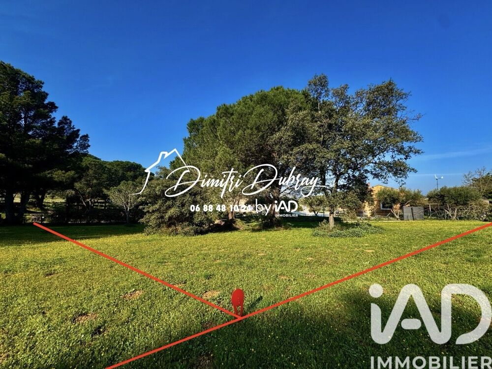 Vente Terrain Vente Terrain à bâtir 625 m&sup2; Bizanet