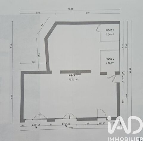   Vente Restaurant 82 m&sup2; 