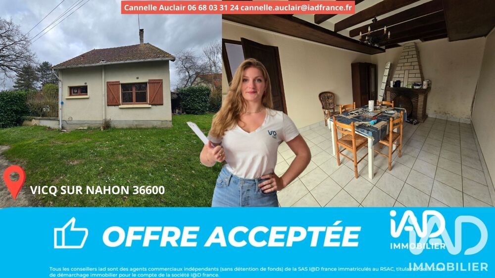 Vente Maison Vente Maison de campagne 3 pièces Vicq-sur-nahon