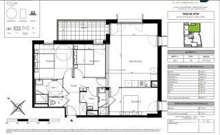  Appartement à vendre 4 pièces 82 m²