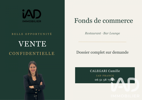 Vente Restaurant 180 m&sup2; 550000 83140 Six-fours-les-plages