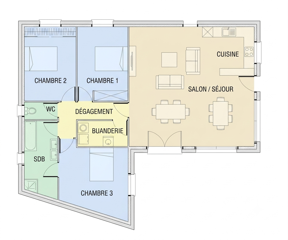 Vente Maison/villa 4 pièces