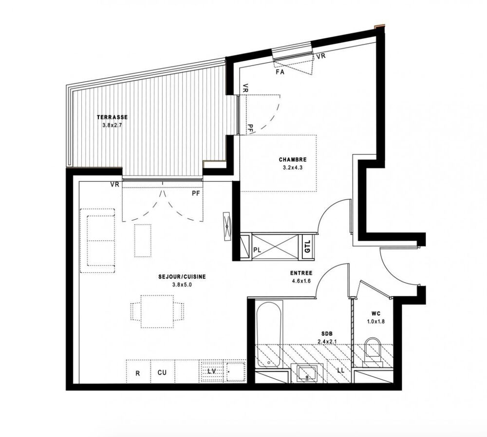 Vente Appartement Vente Appartement 2 pièces Montpellier
