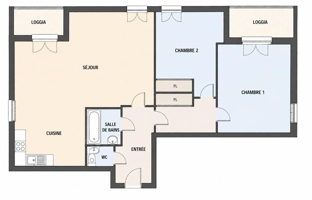 Location Appartement Location Appartement 3 pièces Savigny-le-temple