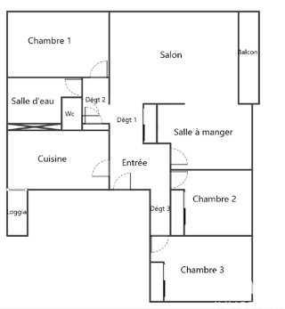  Appartement � vendre 5 pi�ces 112 m�