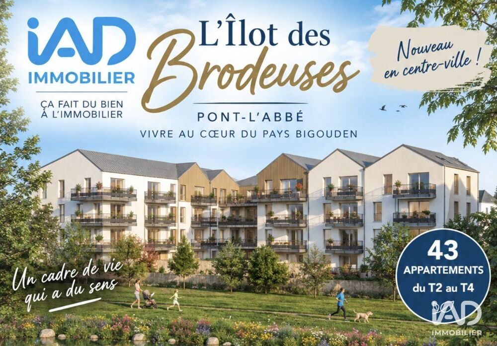 Vente Appartement Vente Appartement 3 pièces Pont-l'abbé