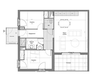  Appartement à vendre 3 pièces 70 m²