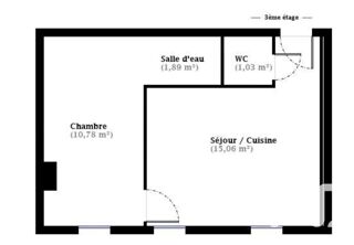  Appartement à vendre 2 pièces 29 m²
