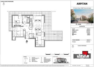  Appartement � vendre 3 pi�ces 77 m�