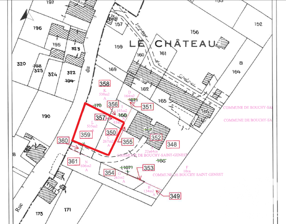 Vente Terrain Vente Terrain à bâtir 867 m&sup2; Bouchy saint genest