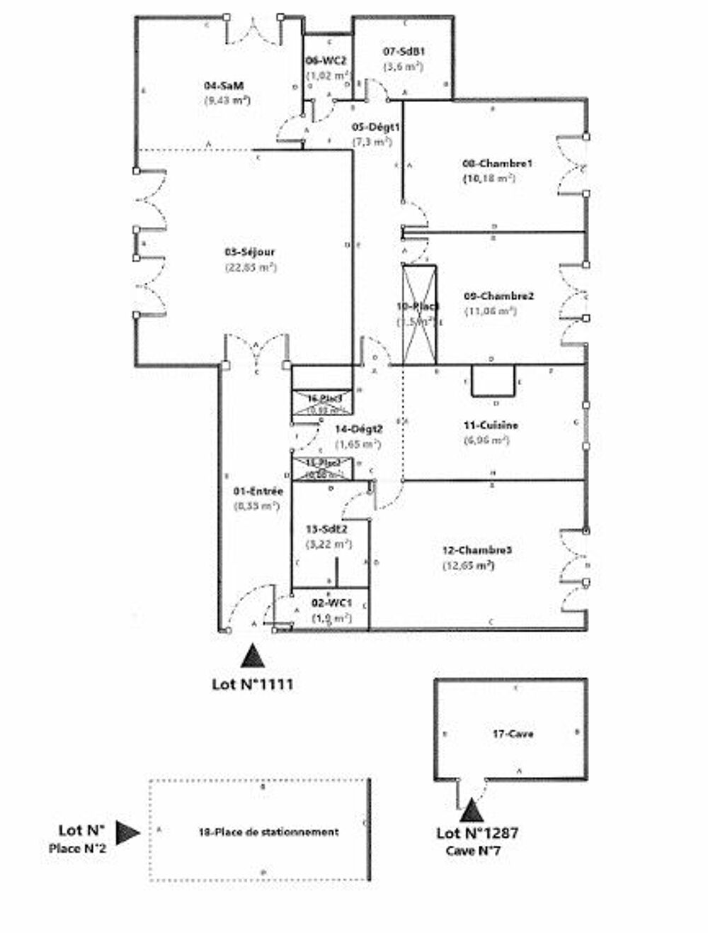 à vendre  Appartement Paris 18