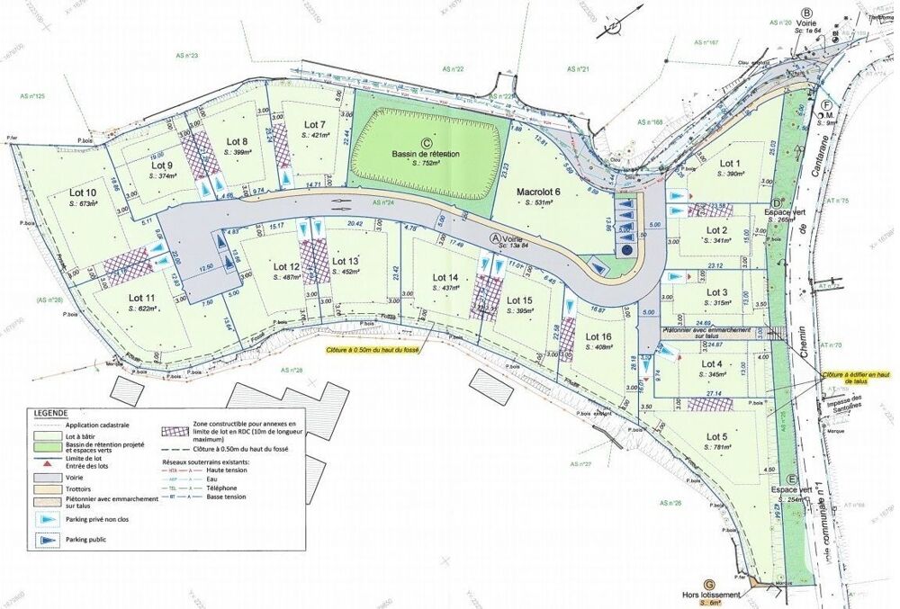 Vente Terrain Vente Terrain 622 m&sup2; Lézignan-corbières