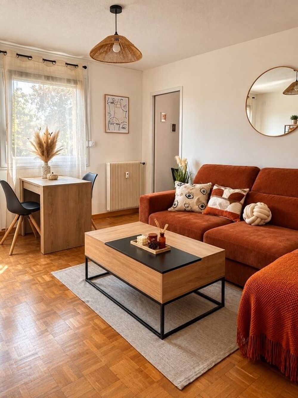 950€ CC / Mois A VISITER!! BOURROCHES f3 dans résidence ....