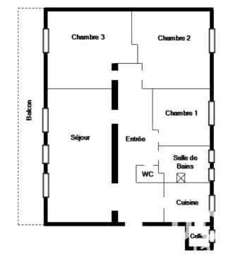  Appartement � vendre 5 pi�ces 113 m�