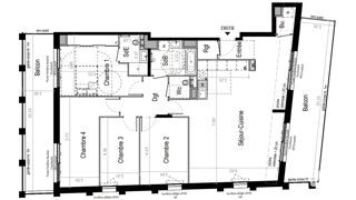  Appartement à vendre 5 pièces 129 m²