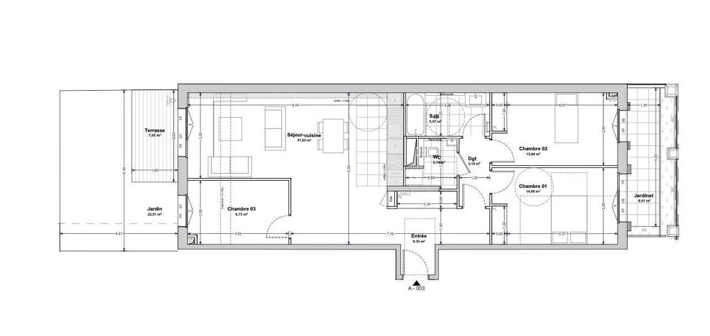 Vente Appartement Vente Appartement 4 pièces La rochelle