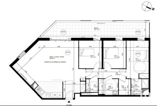  Appartement à vendre 4 pièces 104 m²