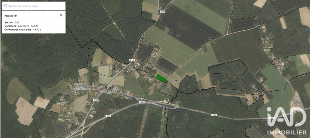 Vente Terrain Vente Terrain à bâtir 4 890 m&sup2; Louzouer