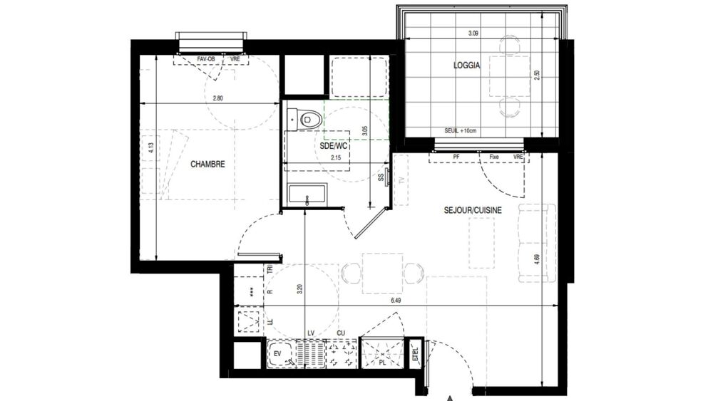 Vente Appartement 2 pièces