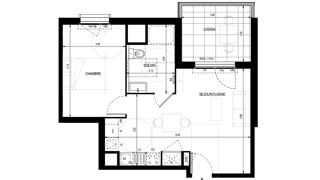  Appartement à vendre 2 pièces 41 m²