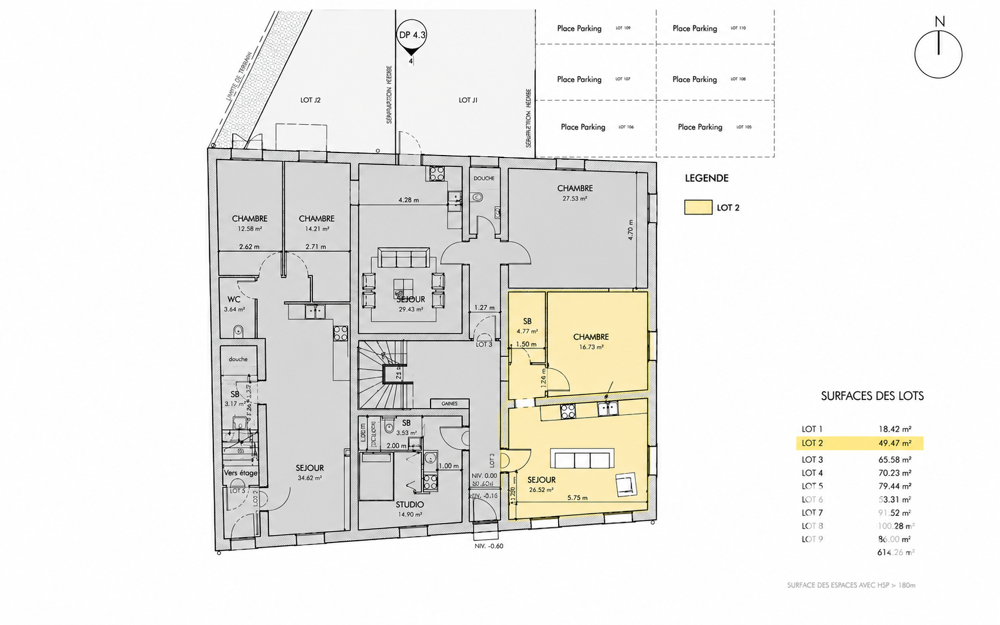 Vente Appartement 2 pièces