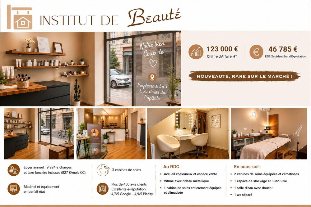   Vente Boutique/Local commercial 100 m&sup2; 