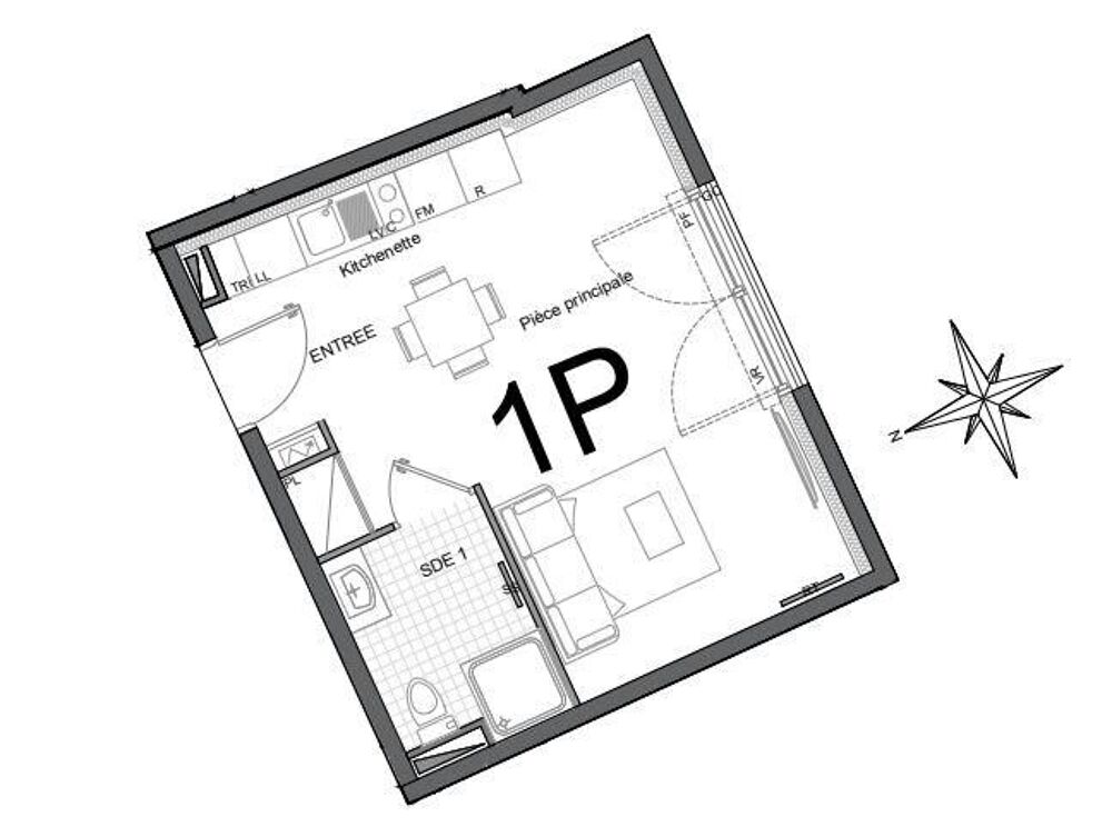 Vente Appartement 1 pièce