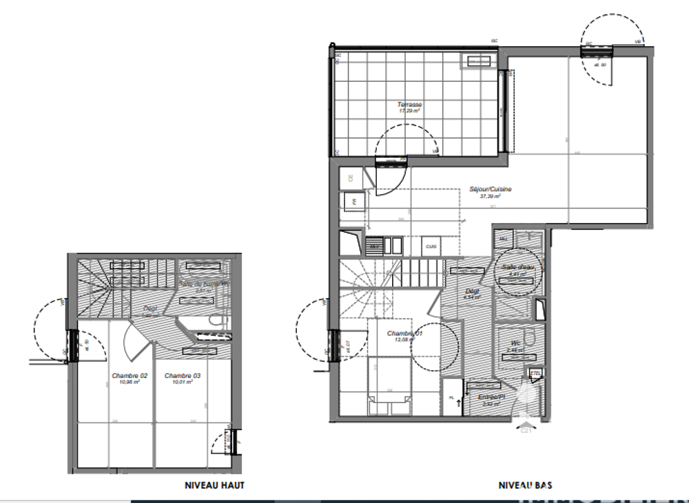 Vente Duplex 4 pièces