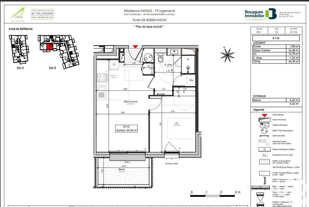 Vente Appartement Vente Appartement 2 pièces Saint-barthélemy-d'anjou